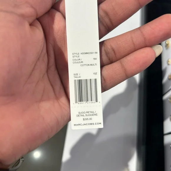 Marc Jacobs White and Pink Mini Bag with Chain - Picture 4 of 4